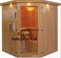 Traditional finland pine luxury Indoor mini portable dry sauna room 4