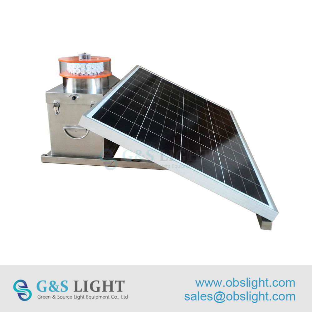 Medium intensity Type A Solar Aviation Obstruction Light