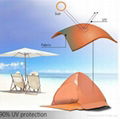 Sun beach tent shelter canopy pop up tent 2