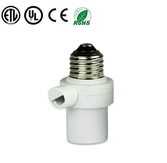 dusk to dawn screw in Bulb Holder photocontrol photocell  sensor switch