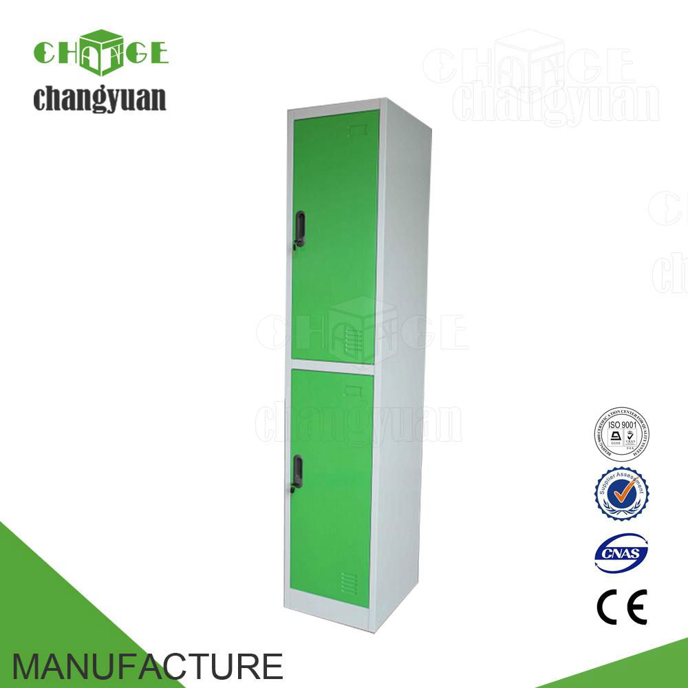 2  doors metal  storage  locker  cabinet 3
