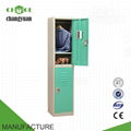 2  doors metal  storage  locker  cabinet 4