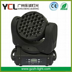 Color Beam Wash DMX RGBW 36pcs 3w LED Moving Head 