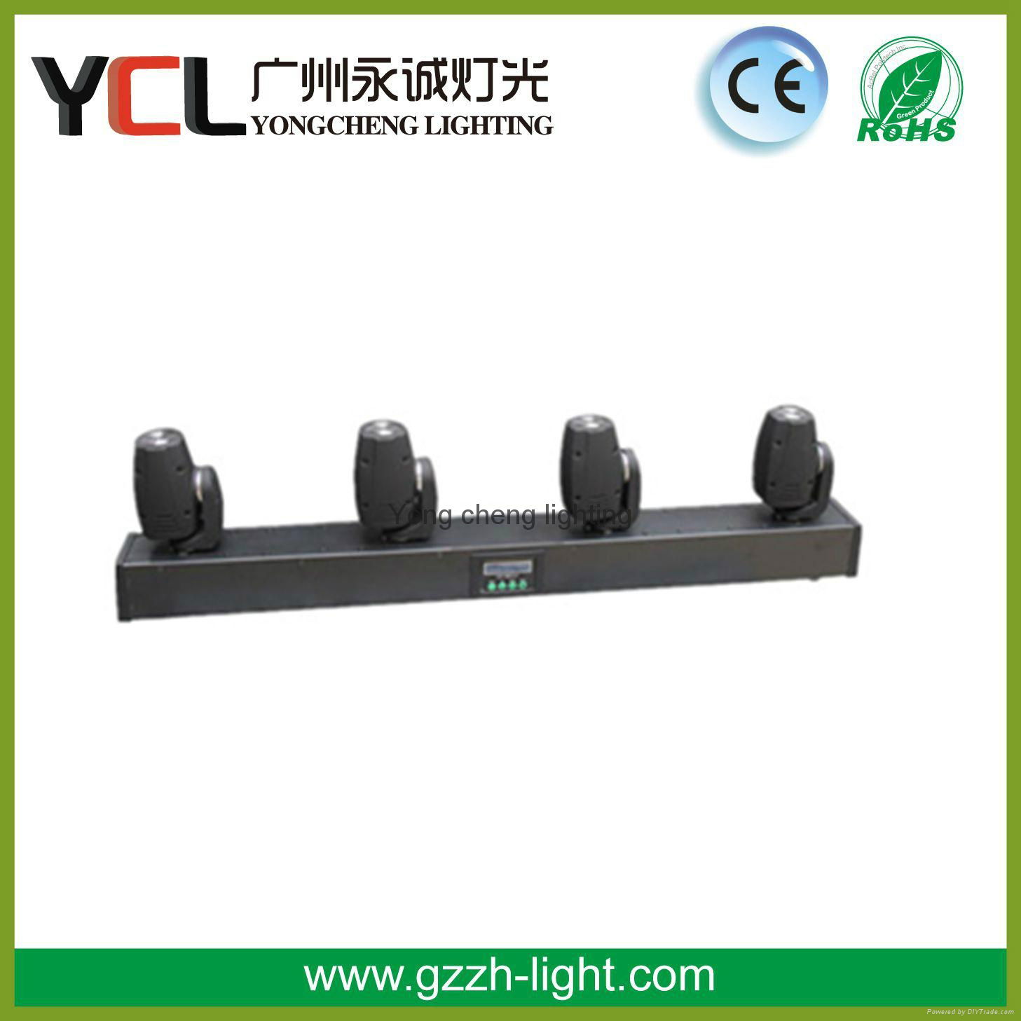 4-heads Led beam moving head light for stage decoration