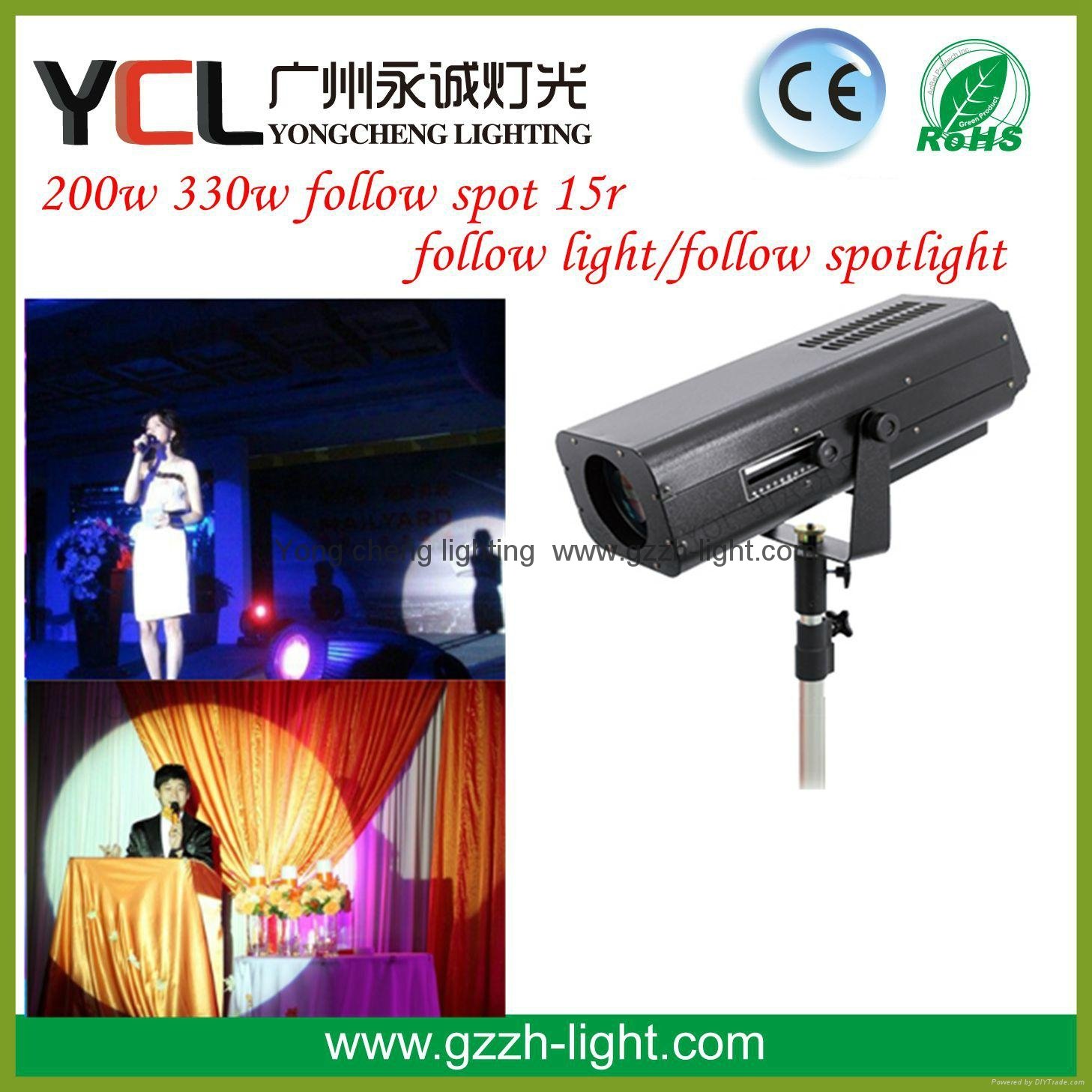 200w 330w follow spot 15r follow light/follow spot light 3