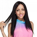 Good quality virgin human Brazilian hair full lace wigs for wedding 2