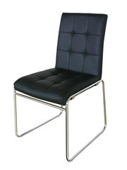 Dining Room Chair with PU Coating, Metal Frame Chair