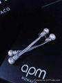 新款推出APMS925銀鍍珍珠耳釘鄭秀紋演唱會款