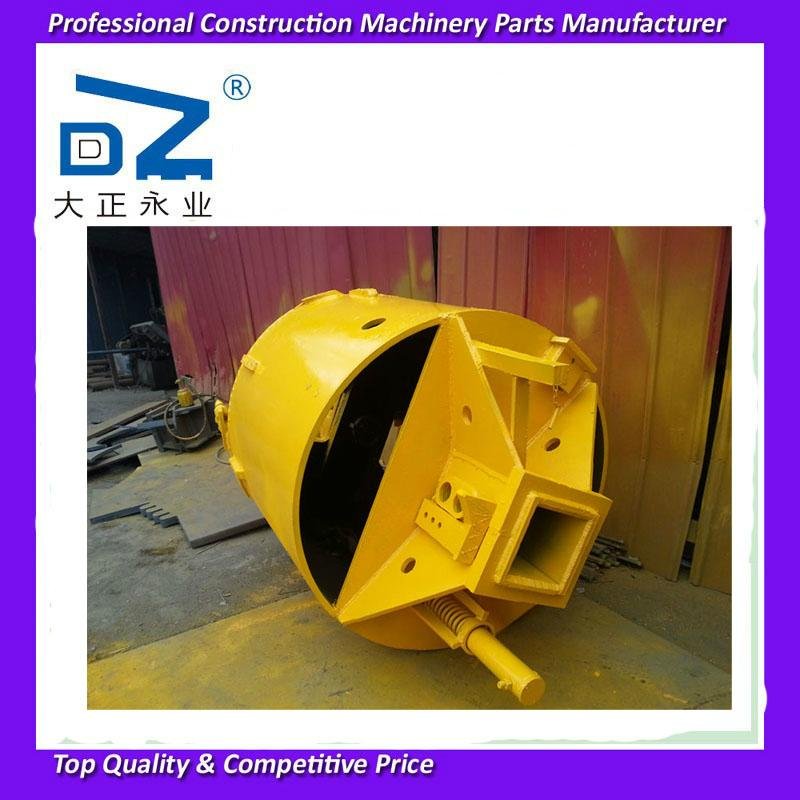 ISO CE soil and rock piling bucket for rotary machine 4