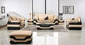 Modern Living Room Sectional Leather Sofa 2