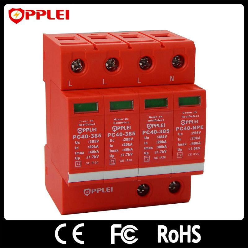 Low Voltage Imax 40ka power surge arrester PC40385/3+N OPPLEI