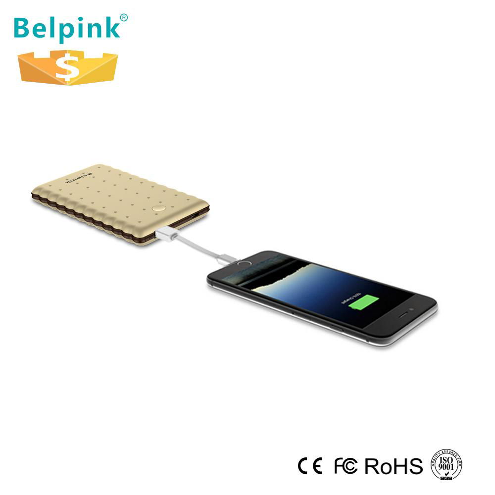 2016 ultra thin power bank mobil charger power supply
