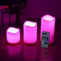 3*AAA Battery remote control cheap led candles 5