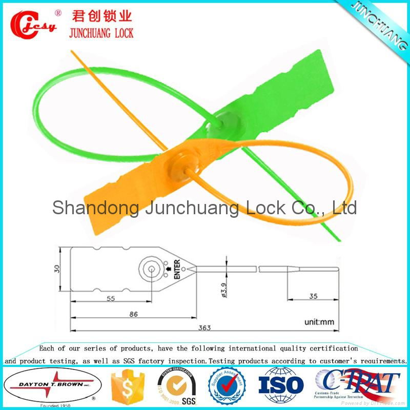 Junchuang Disposable Plastic Security Lock Pull Tight Plastic Seal