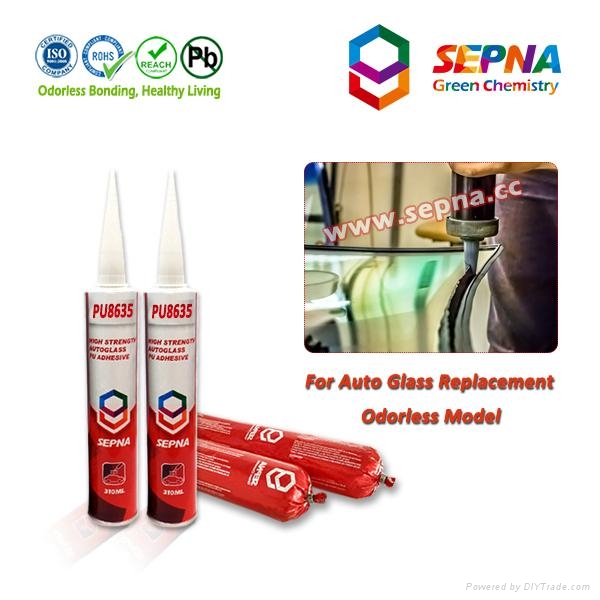 Odorless Auto Glass Sealant PU Adhesive PU8635 SEPNA (China