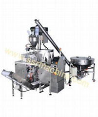 Auger Filler Feeding system complete line for powders, spices, etc   SP2-Doypack