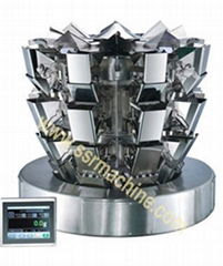 3-Layer 8 Heads scale speed up to 120 wpm Vertical weighing packing system