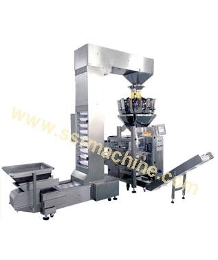 Automatic Potato Chips packing machine VFFS with 14 head weigher  2