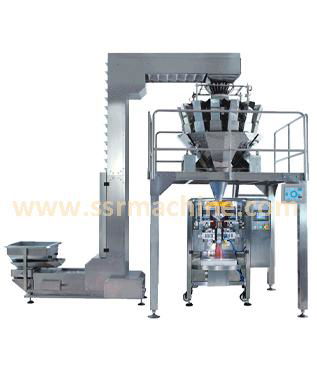 Automatic Potato Chips packing machine VFFS with 14 head weigher 