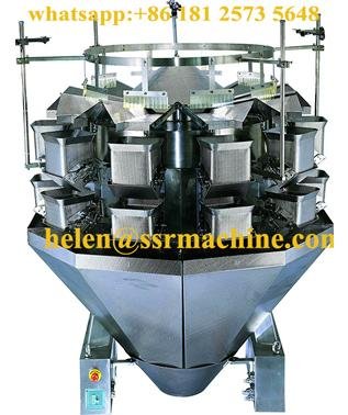 10 heads Food weighing Hopper scale Automatic Dump Filling machine 