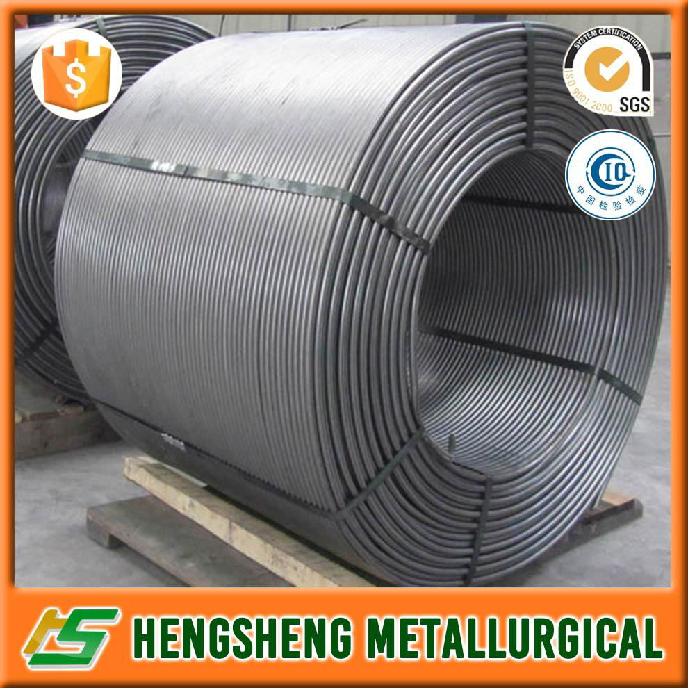  Anyang Hengsheng supply CaFe Calcium Ferro Cored Wire