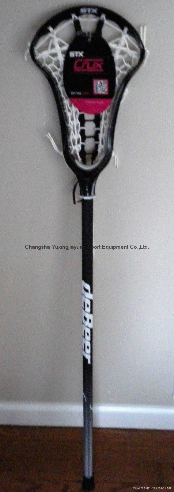New Womens Lacrosse Stick STX Crux Head with Debeer Composite feel Shaft Girls  4