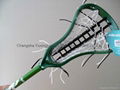 Womens Girls Lacrosse Stick New Debeer NV3 Head Demise Shaft Green 1