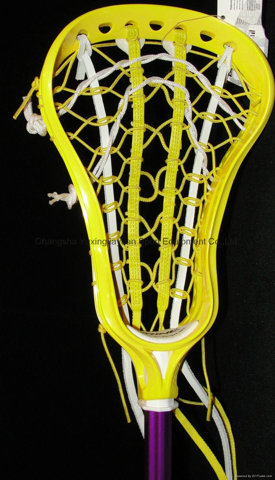 Womens Lacrosse Stick Brine Yellow Cadence Head (China Manufacturer