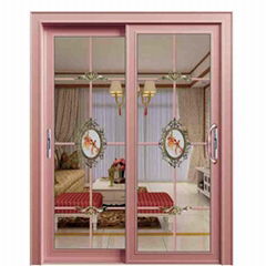 aluminium double glazing sliding door