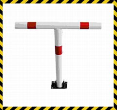 manual silver or yellow car park barrier road barrier