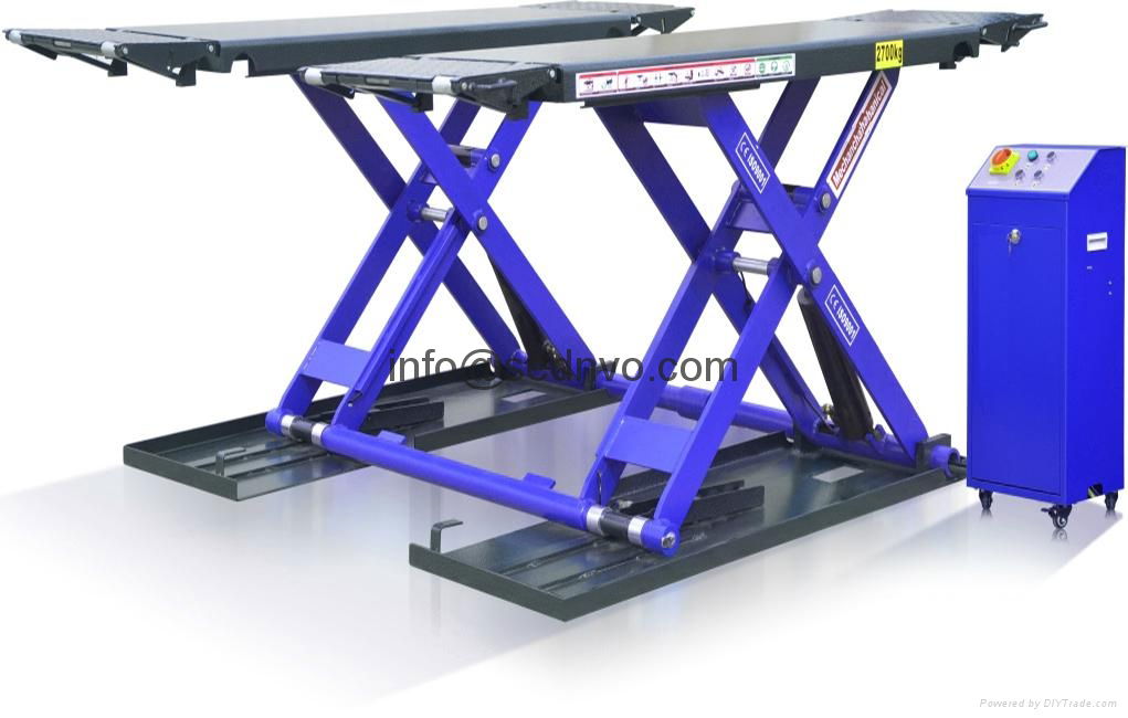 Hydraulic scissor car lift  hydraulic car jack auto hoist 