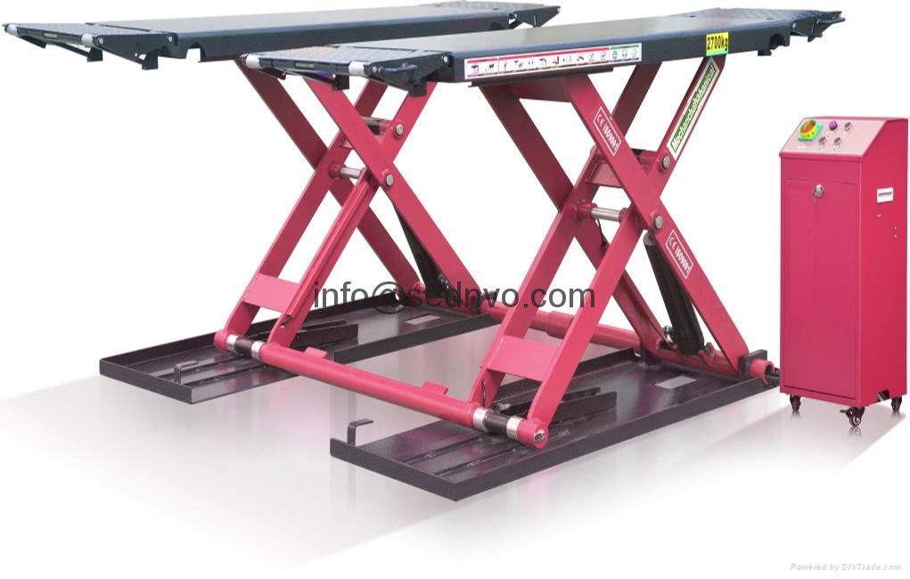 Hydraulic scissor car lift  hydraulic car jack auto hoist  5