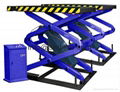 Underground scissor car lift hydraulic