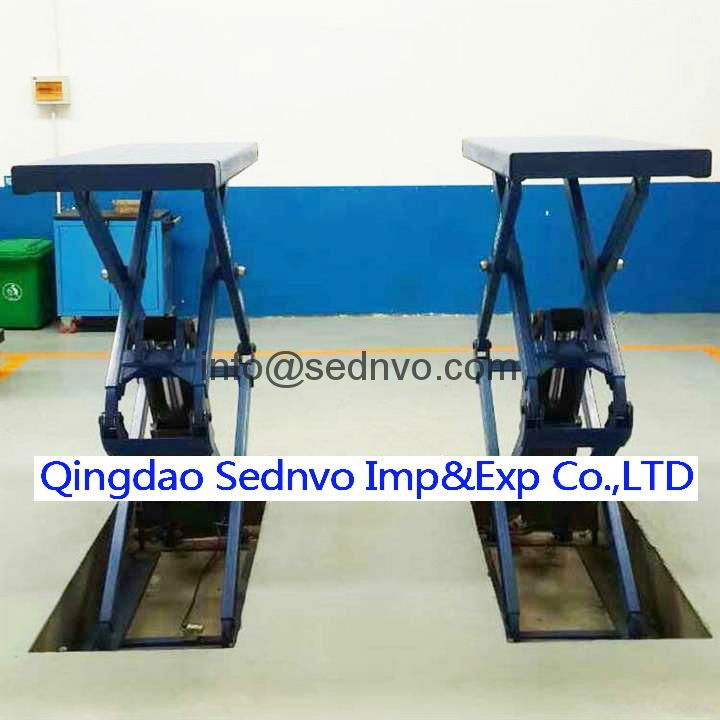 Underground scissor car lift hydraulic scissor auto jack  2