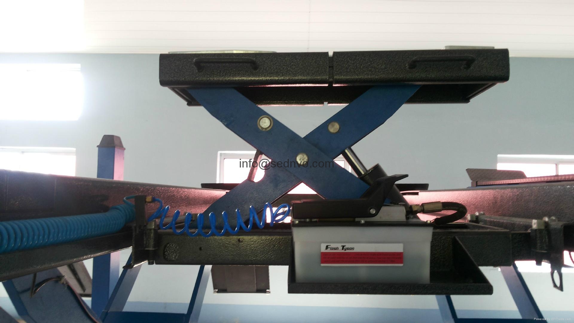 Wheel alignment scissor lift garage automobile repair equipment auto