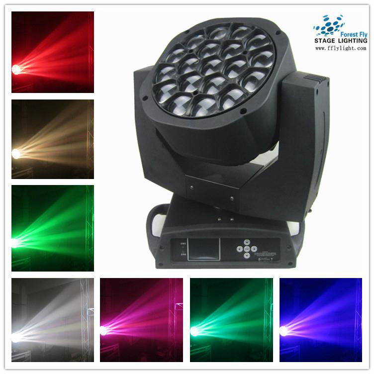 19pcs15w OSRAM RGBW Bee Eye LED Moving Head Stage Light