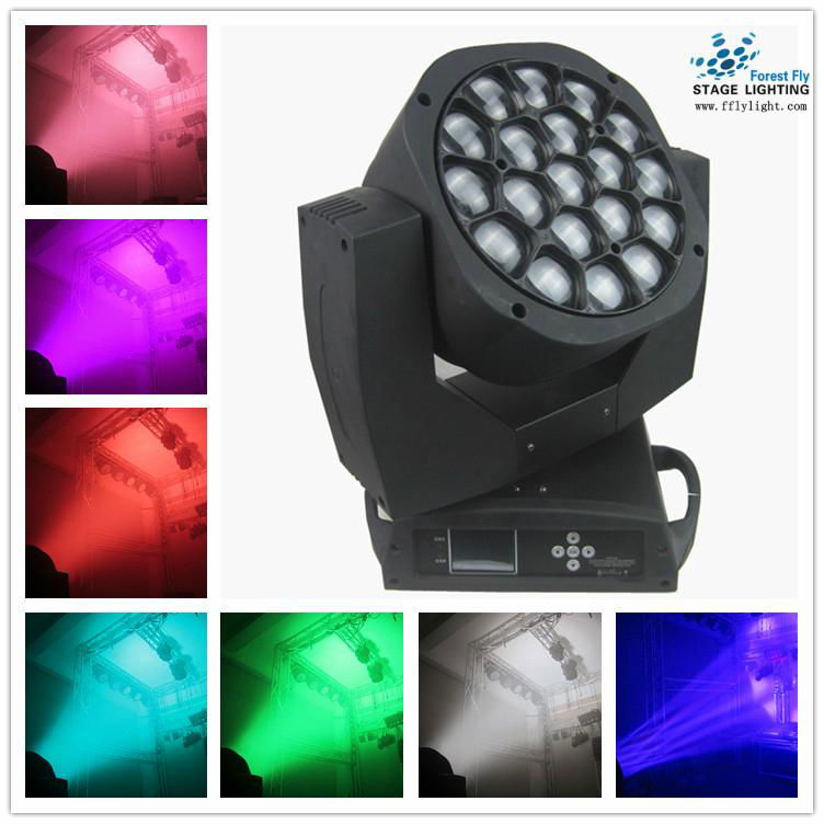 19pcs15w OSRAM RGBW Bee Eye LED Moving Head Stage Light 2