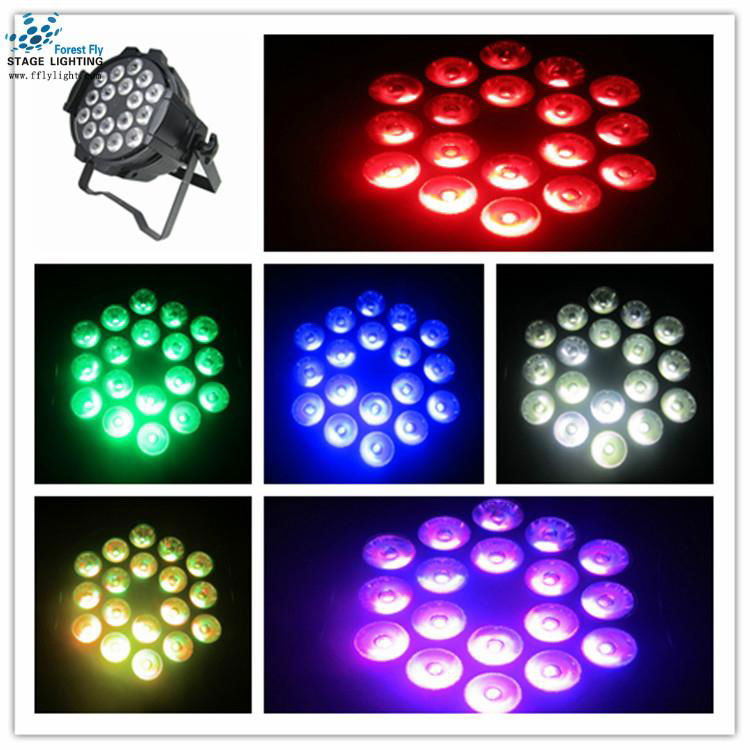 LED18 pcs 4in1 5 in 1 or 6 in1par light leds indoor LED par light  4