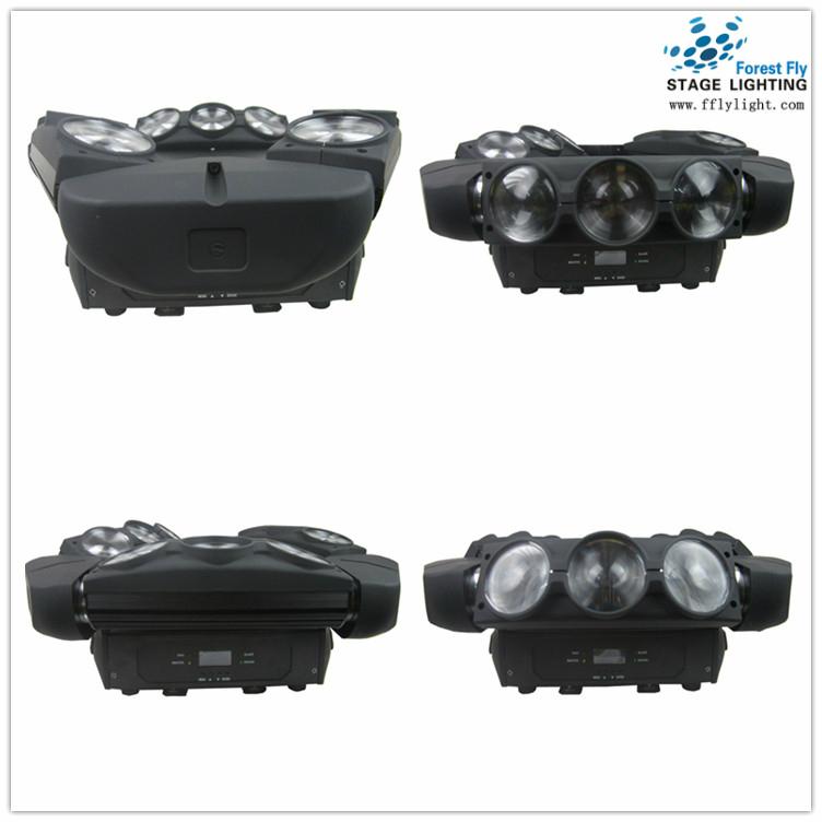 9pcs 10w rgbw 4 in 1 led beam moving head spider beam light 4