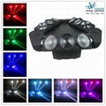 9pcs 10w rgbw 4 in 1 led beam moving head spider beam light 1