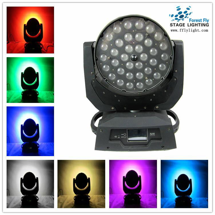 led 36pcs*10w RGBW 4in1 zoom moving head