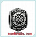 Wholesale  Big hole 316L Stainless steel European Beads Charms  1