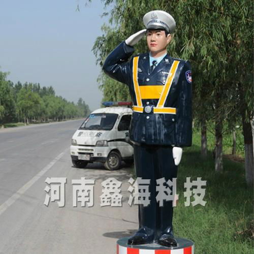 河南鑫海科技供应玻璃钢仿真警察