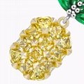 Silverwill 2018 Popular zirconia Lovely Pineapple Stud Earrings fashion jewelry 5
