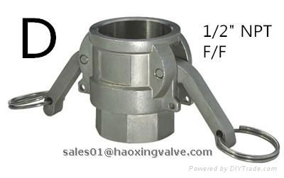 Camlock Coupling Type D (Female Coupler x Female Thread)	 2