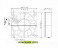 DC 5015 Fan bearing fan Sleeve fan 2