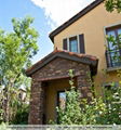 Lightweight manufactured cultured stone veneer exterior wall  4