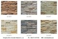 Waterproof lightweight reef rock stone brick wall tiles panels