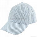 Wholesale Classy Plain Seersucker Baseball Hat 1