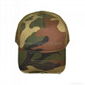 Good Quality Custom Distressed Camo Trucker Mesh Cap Hat 2